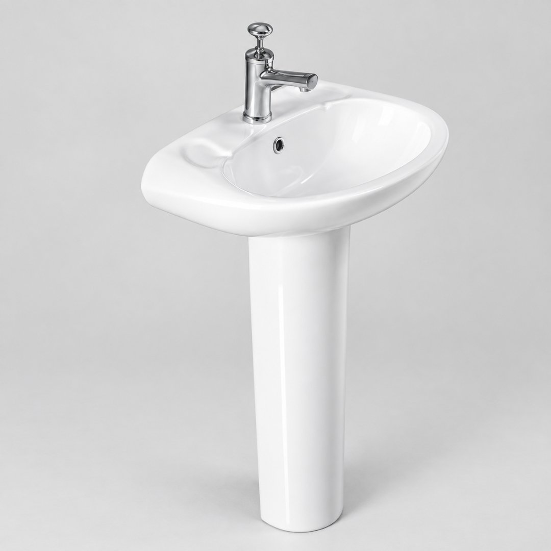 Sonet Matiz, washbasin with pedestal (view 2)